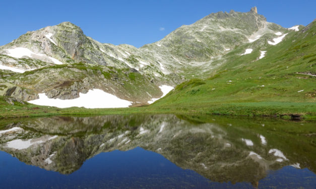 Col des Rochilles et les lacs depuis Névache