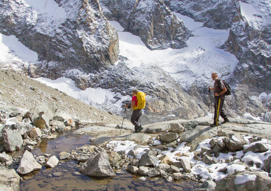 Lac et Glacier de la Selle 3003 m , Les Ecrins