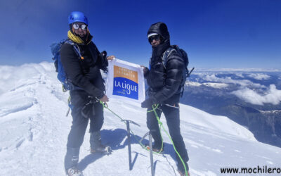 le Mont Blanc , la Ligue au sommet